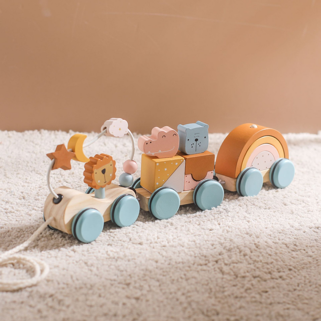 Wooden Montessori Puzzle Toy Gigi's Threaded Treasures