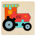 Wooden Geometric 3D Puzzle for Kids Aged 1-3 Gigi's Threaded Treasures