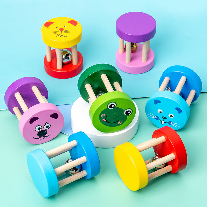 Wooden Montessori Baby Rattles for Sensory Play Gigi's Threaded Treasures