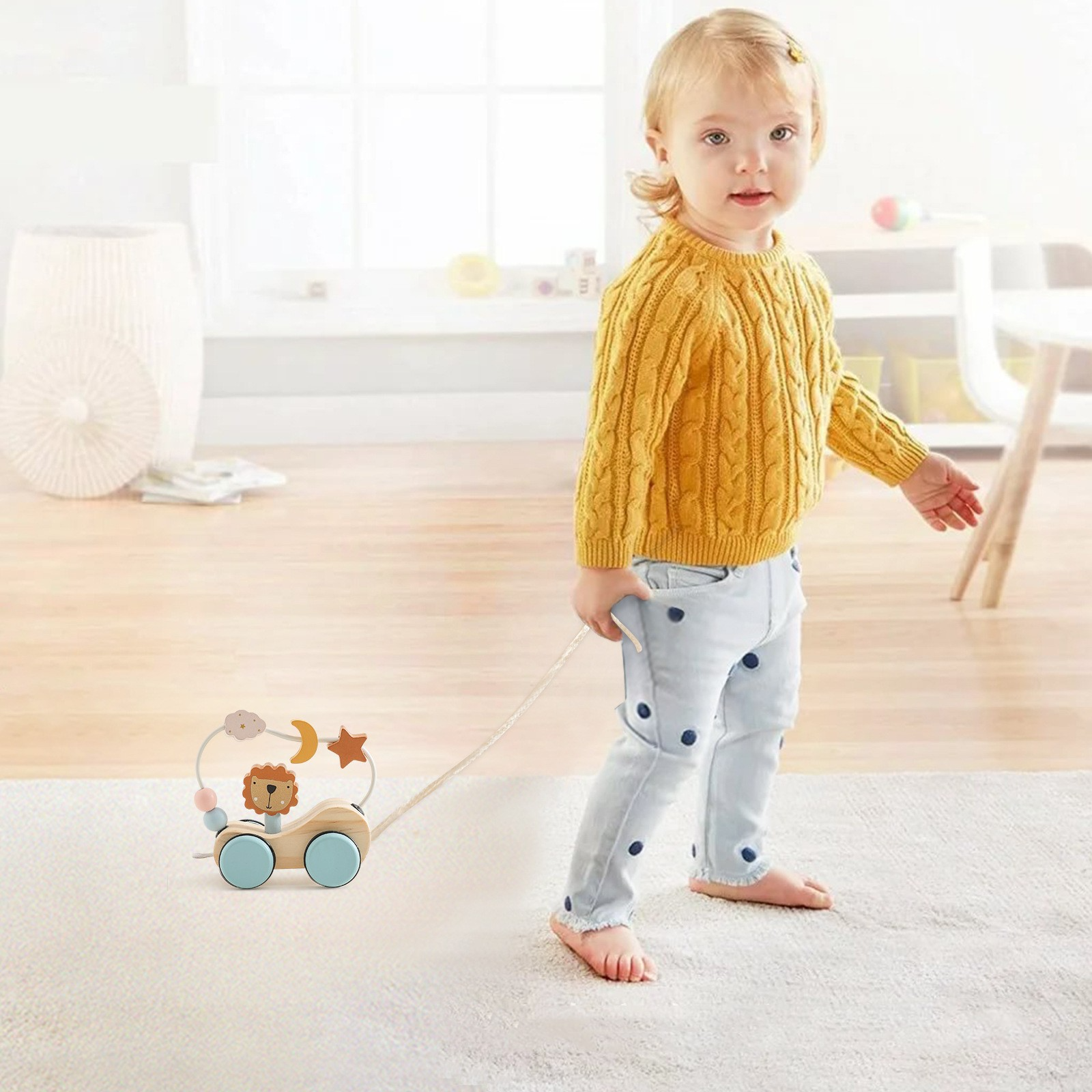 Wooden Montessori Puzzle Toy Gigi's Threaded Treasures