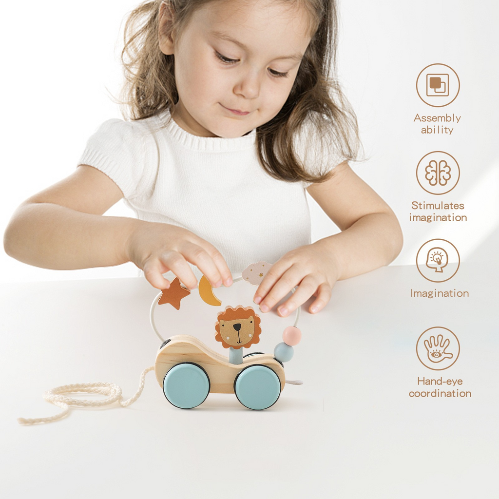Wooden Montessori Puzzle Toy Gigi's Threaded Treasures
