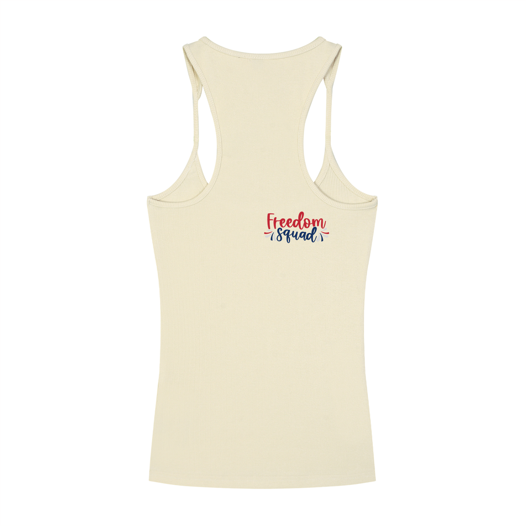 Slim Fit Ribbed Racerback Tank Top