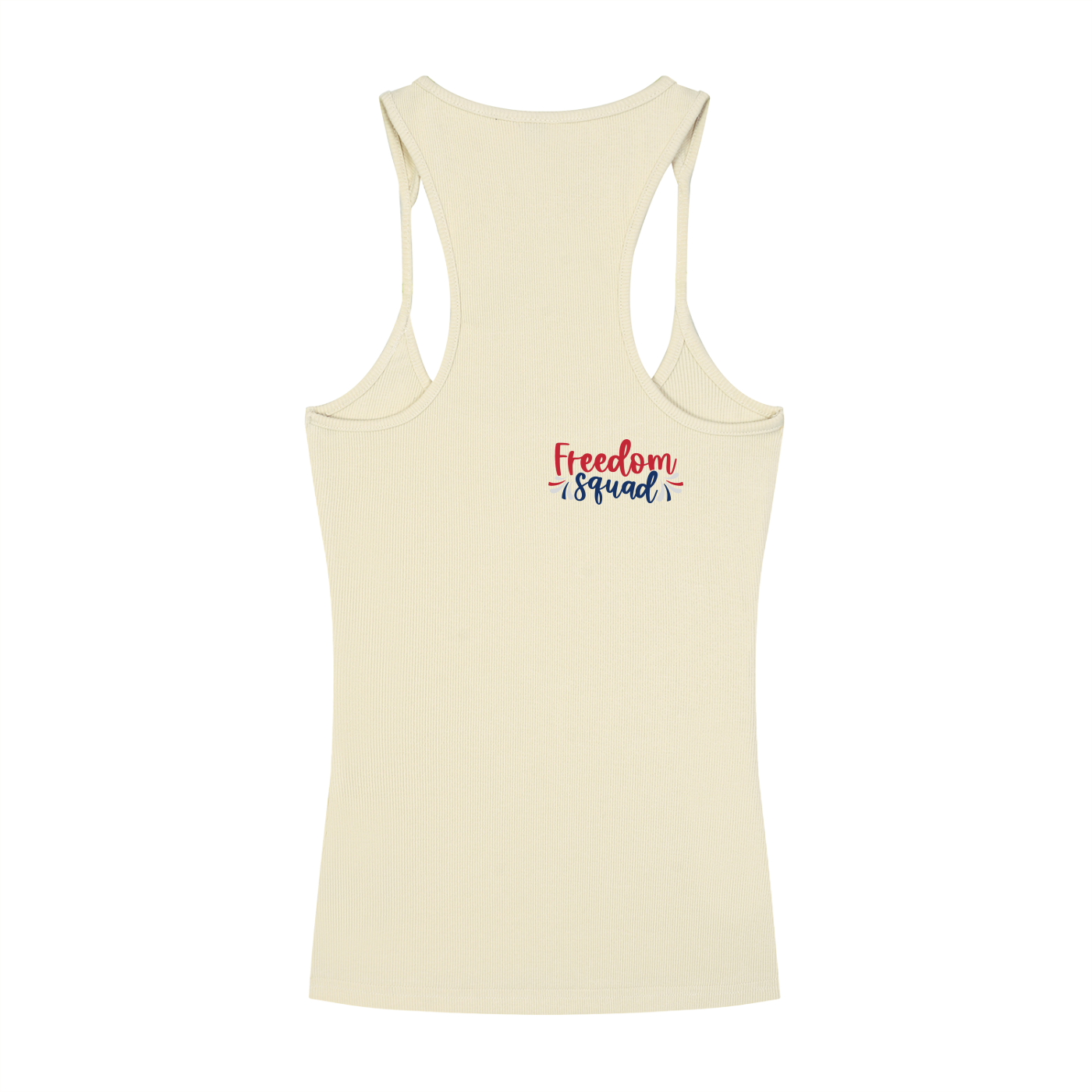 Slim Fit Ribbed Racerback Tank Top