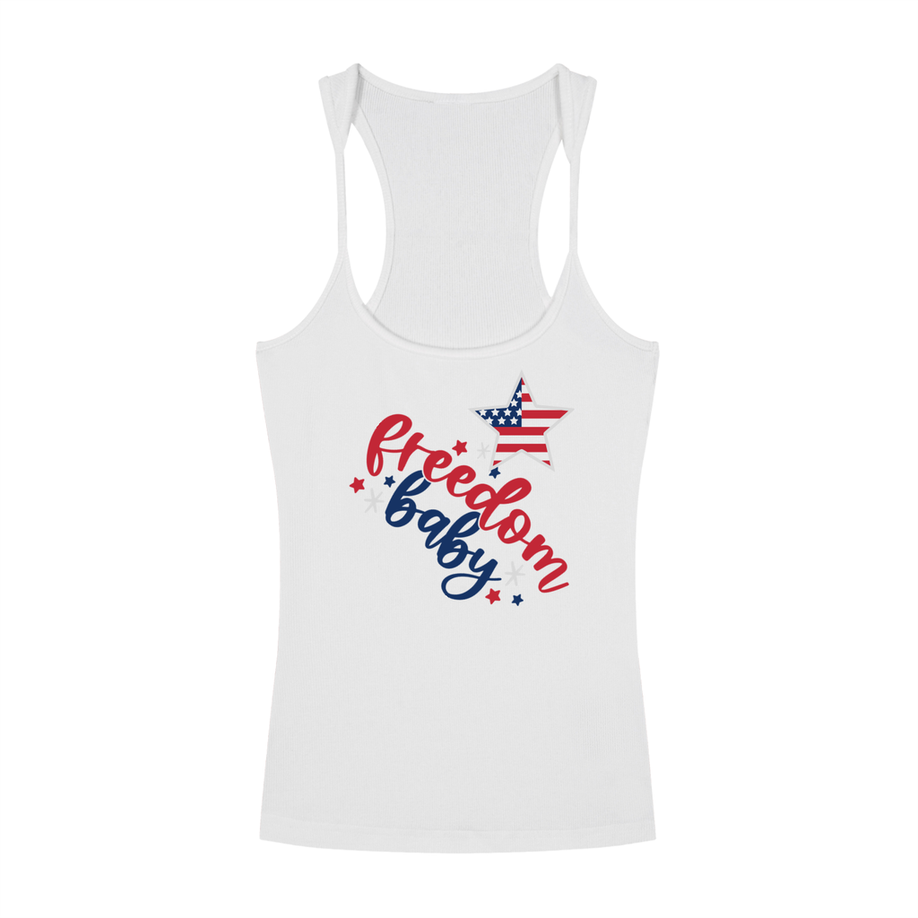 Slim Fit Ribbed Racerback Tank Top