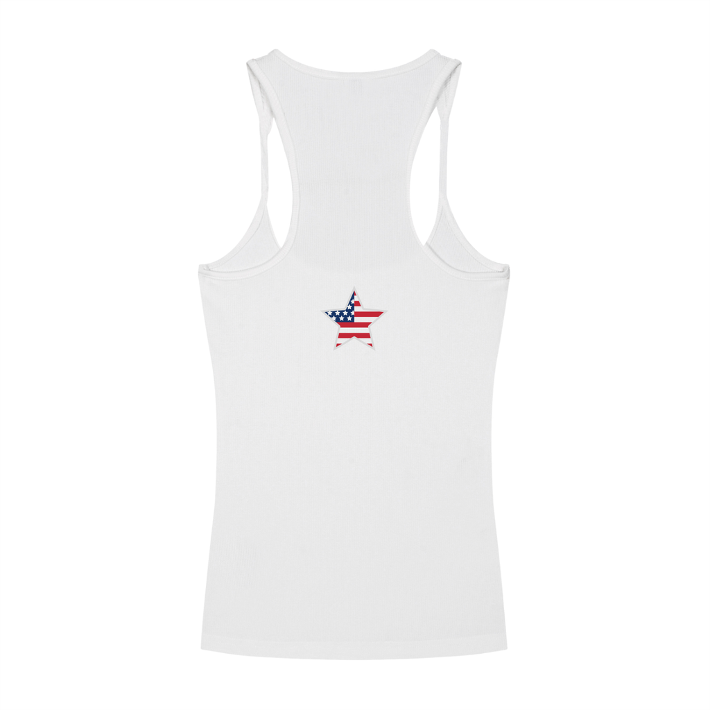 Slim Fit Ribbed Racerback Tank Top