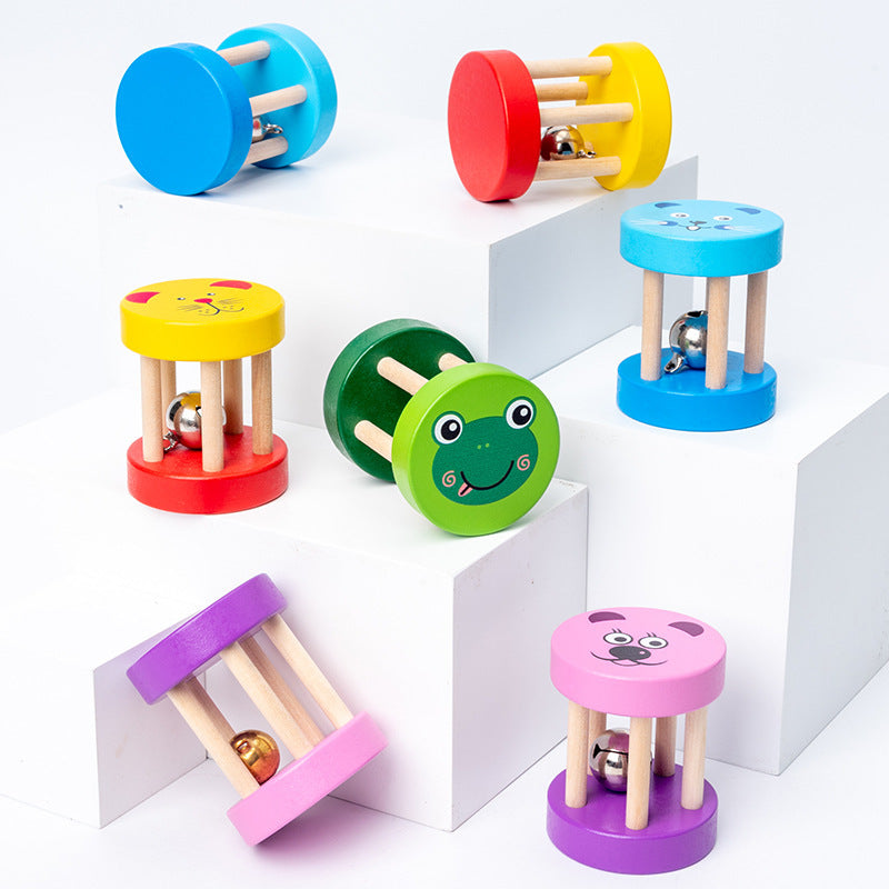 Wooden Montessori Baby Rattles for Sensory Play Gigi's Threaded Treasures