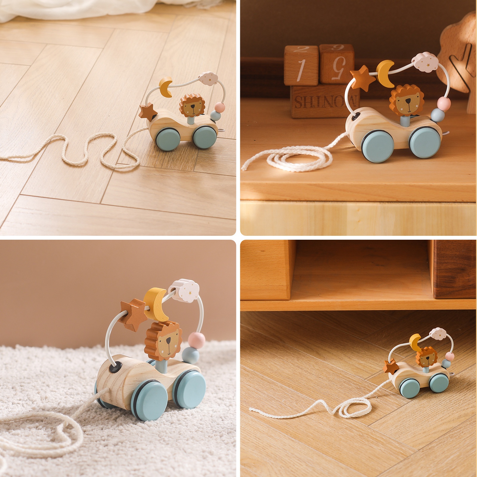 Wooden Montessori Puzzle Toy Gigi's Threaded Treasures
