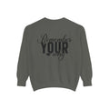 Remember Your Why Sweatshirt — Inspirational Back-Print Crewneck