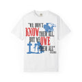 Patriotic Memorial T-Shirt — "We Owe Them All" Veteran Tribute Tee