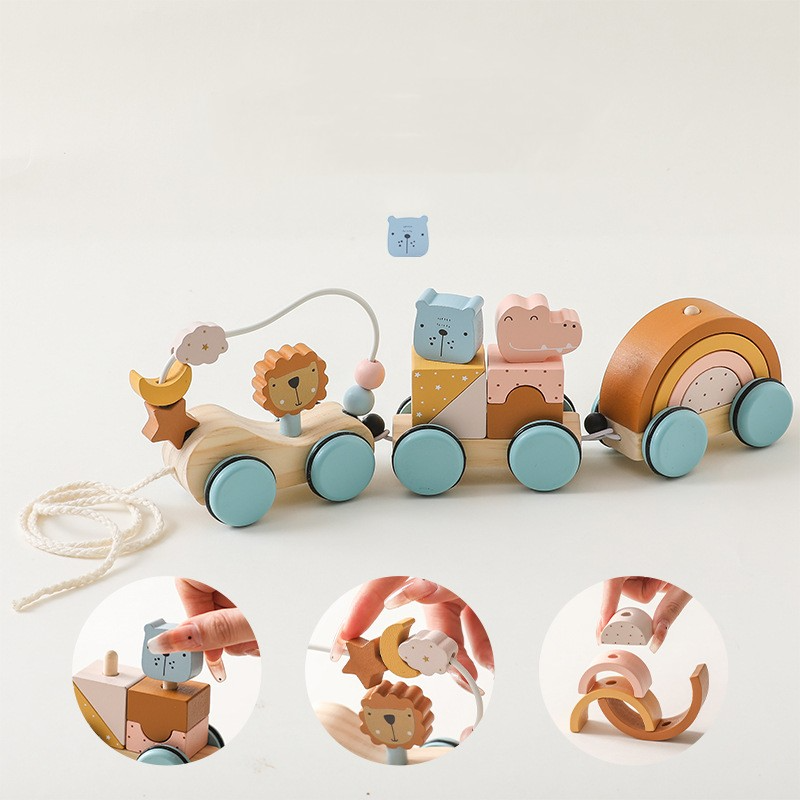 Wooden Montessori Puzzle Toy Gigi's Threaded Treasures