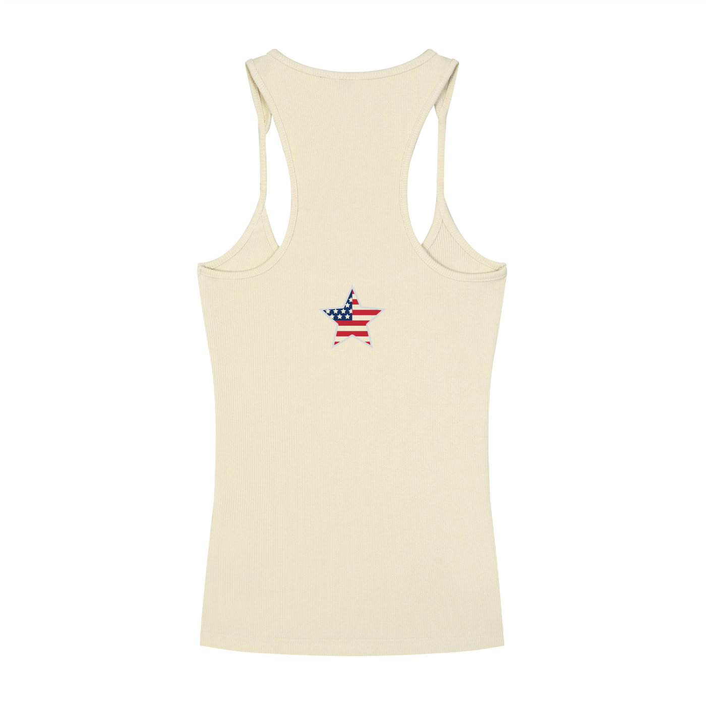 Slim Fit Ribbed Racerback Tank Top