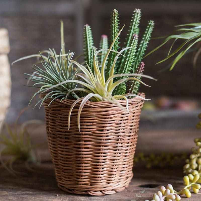 Round Rattan Basket