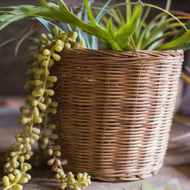 Round Rattan Basket